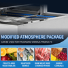 Automatic Multi-Function Meat Food Tray Sealer Pneumatic-driven MAP Skin for Cooked Meals for Film Foil Packaging Assembly Line