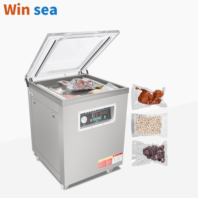 Wholesale DZ-600 Electric Single Chamber Vacuum Machine Commercial Industrial Sealer Wet/Dry Foods Meat Low Price Foil Pouch