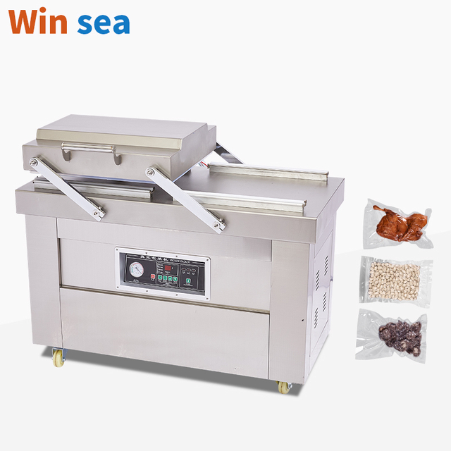 DZ-500SA Semi Automatic Double Chamber Vacuum Packaging Sealer Hot Sale Wholesale Price Vacuum Sealing Packaging Machine High Quality
