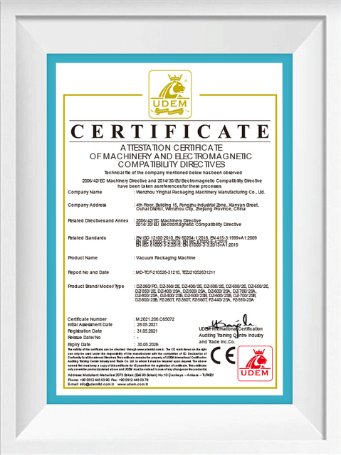 CE Certified Modified Atmosphere Packaging Machinery