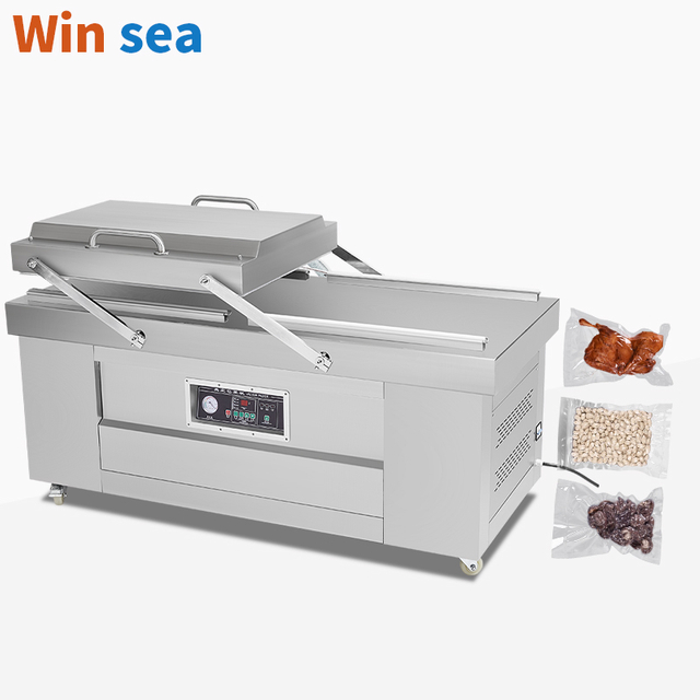 DZ-800/2SA Vacuum Sealer Electric Double Chamber Meat Automatic Machinery Food Vacuum Packing Machine for Sale