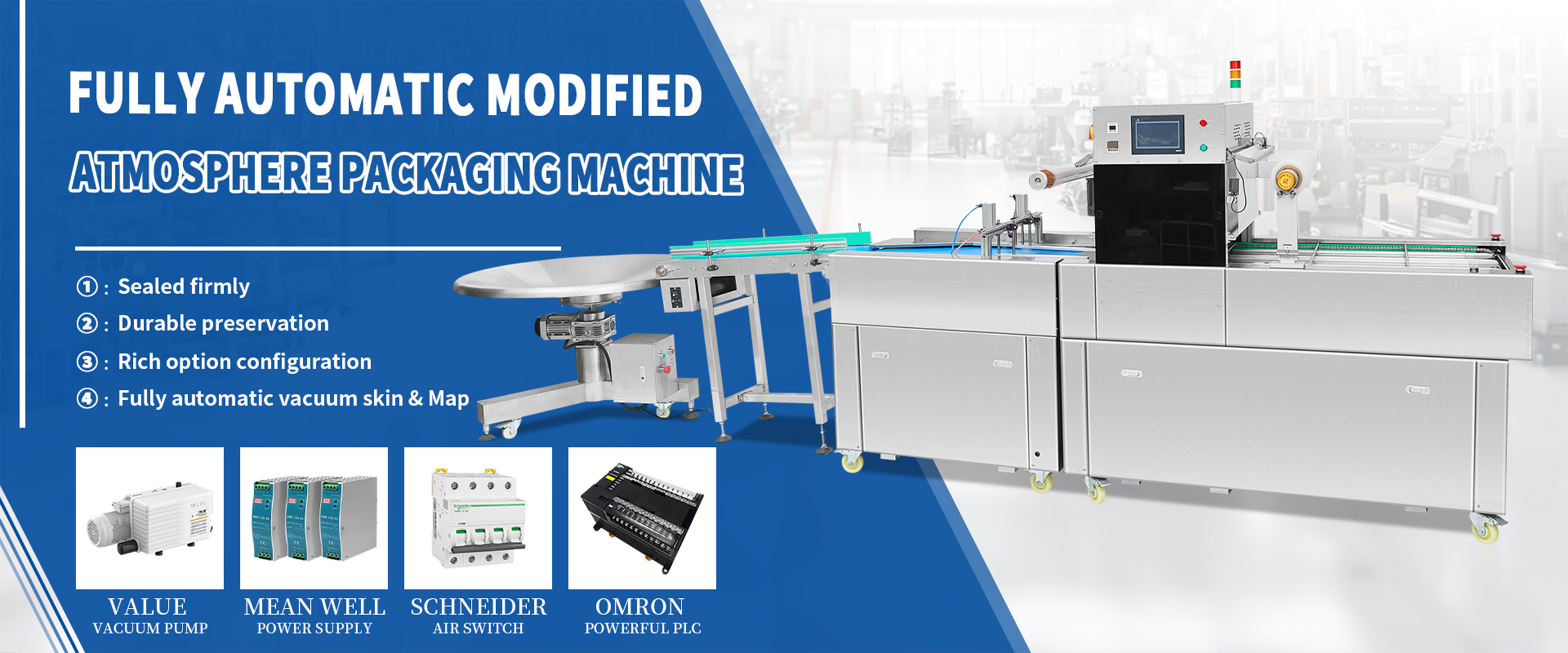 Fully Automatic Modified Atmosphere Packaging Machine