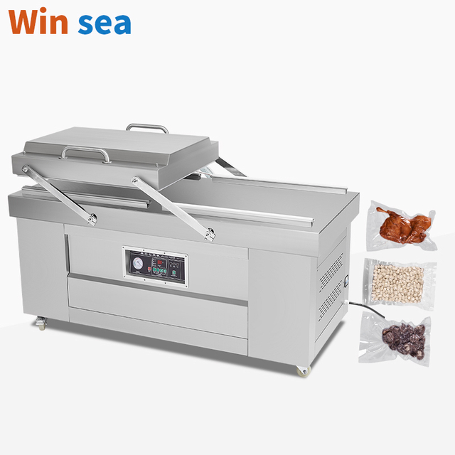 DZ-700SA Multifunctional Food Vacuum Sealer Machine Double-Chamber Vacuum Packing Machine