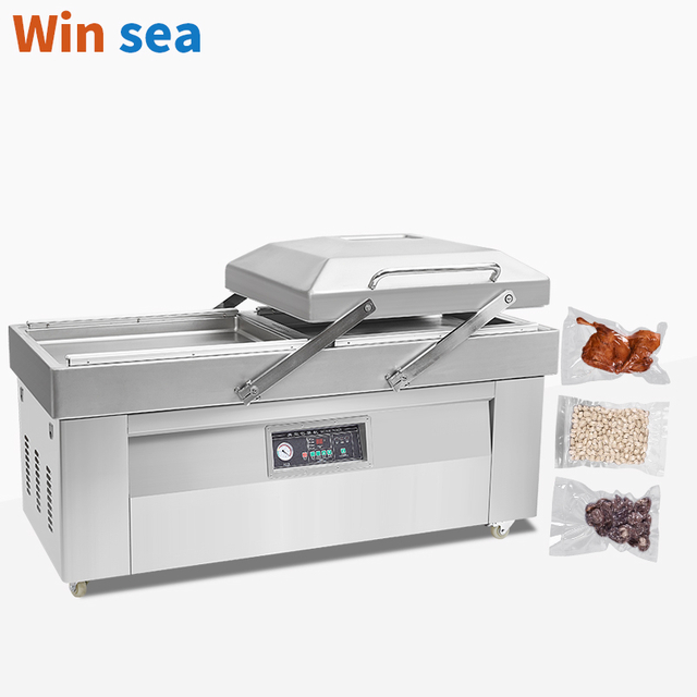 DZ800 2S/4S Double Chamber Vacuum Packing Machine Food Sealer for Meat Fish and Other Foods